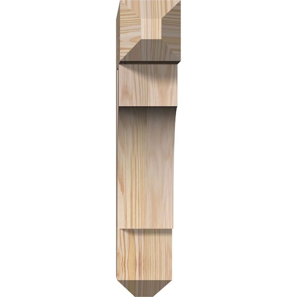 Westlake Craftsman Smooth Bracket, Douglas Fir, 3 1/2W X 14D X 18H